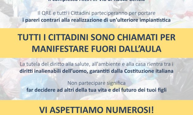Manifestazione in Regione Lazio – NO Ecodistretto