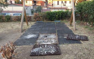 Danni al parco di Via Fosso Scilicino – Inviata lettera e segnalazione a Vigili Urbani e Carabinieri